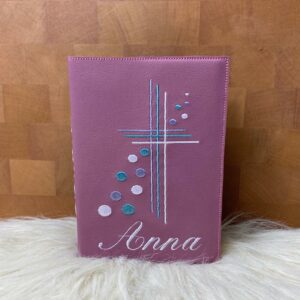 Geschenk zur Kommunion, Gotteslobhülle Kunstleder personalisiert, Gotteslobhülle mit Namen, Gotteslobhülle personalisiert, Gotteslobhüllen, Kommunion
