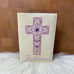 Geschenk zur Kommunion, Gotteslobhülle Kunstleder personalisiert, Gotteslobhülle mit Namen, Gotteslobhülle personalisiert, Gotteslobhüllen, Kommunion