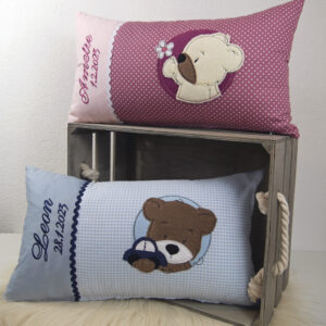 Babykissen mit Namen, besticktes Kissen, Geburtskissen, Geschenk mit Geburtsdaten, Geschenk zum Weisat, Geschenk zum Weisert, Geschenk zur Geburt, Kissen bestickt zur Geburt, Kissen mit Geburtsdaten, Kissen zur Geburt, Weisat, Weisert