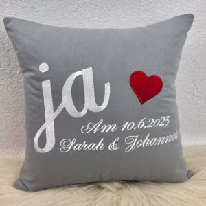 Hochzeitskissen "JA"