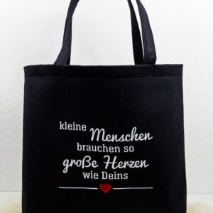 Abschiedsgeschenk Kindergarten, Abschiedsgeschenk Schule, Erzieherin mit Herz, Kleine Menschen brauchen so große Herzen wie Deins, Lehrerin mit Herz