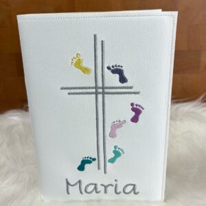 Geschenk zur Kommunion, Gotteslobhülle Kunstleder personalisiert, Gotteslobhülle mit Namen, Gotteslobhülle personalisiert, Gotteslobhüllen, Kommunion