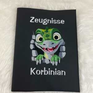 Zeugnismappe personalisiert, Zeugnismappe mit Name