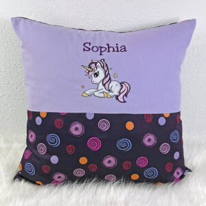 Einhornkissen mit Name
