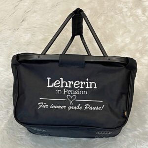 Einkaufskorb "Lehrerin in Pension"