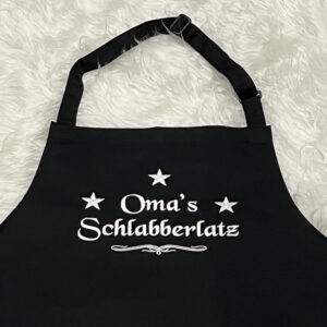 Grillschürze/Kochschürze "Oma´s Schlabberlatz"