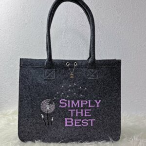Filztasche "Simply the Best"