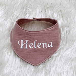 Halstuch mit Namen, Geschenk mit Namen, Weisat