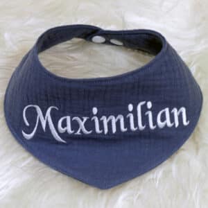 Halstuch mit Namen, Geschenk mit Namen, Weisat