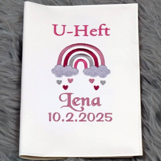 U-Heft Hülle mit Kinderdaten, U-Heft Hülle mit Name, Untersuchungsheft Schwangerschaft, Untersuchungsheft mit Babydaten