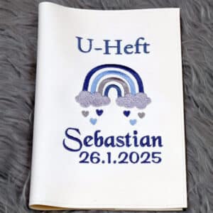 U-Heft Hülle mit Kinderdaten, U-Heft Hülle mit Name, Untersuchungsheft Schwangerschaft, Untersuchungsheft mit Babydaten
